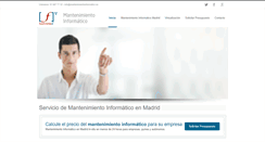 Desktop Screenshot of mantenimientoinformatico.es