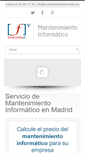 Mobile Screenshot of mantenimientoinformatico.es