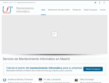 Tablet Screenshot of mantenimientoinformatico.es